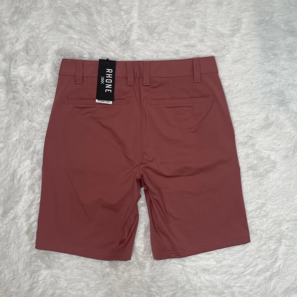 Rhone Commuter 9” Shorts Men’s Size 28 28x9 Mauve Outdoor Hiking New NWT - Picture 2 of 10
